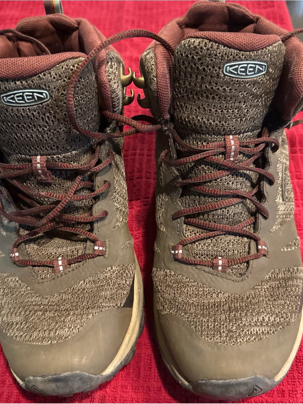 *Keen Terradora II Womens 7.5 Waterproof Hiking Boots Canteen/Andorra